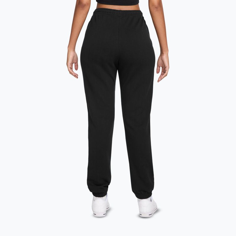 Дамски панталони Nike Studio Fleece total black/sail 2