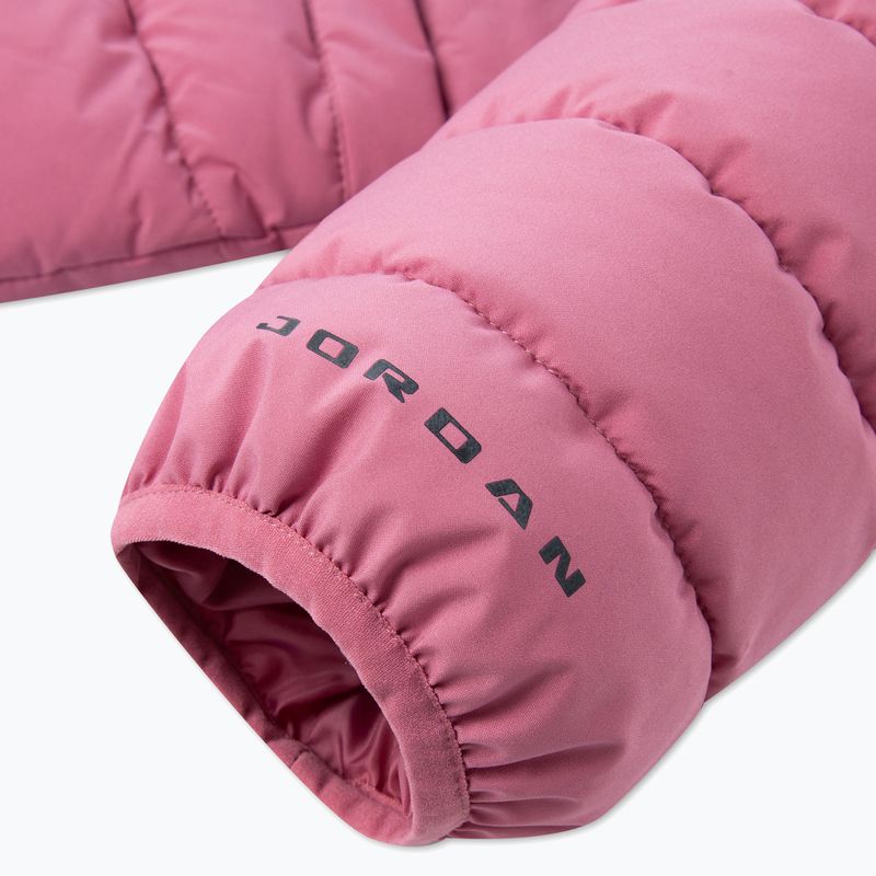Детско яке Jordan Midweight Puffer W/Pipping desert berry 5