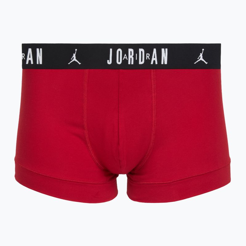 Мъжки боксерки Nike Jordan Cotton Trunk 5бр. в червено/черно за фитнес 4