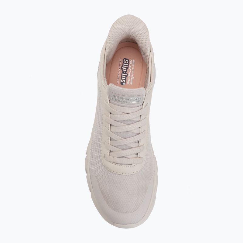 Дамски обувки SKECHERS Bobs B Flex Hi Linear Force white 5