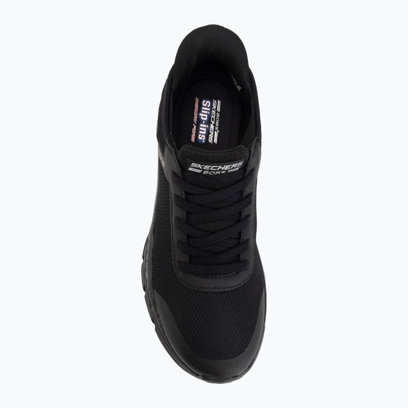 Дамски обувки SKECHERS Bobs B Flex Hi Linear Force black 5