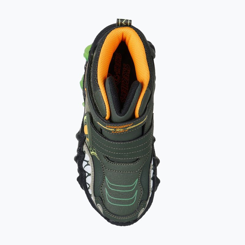Детски ботуши за сняг SKECHERS Skech-O-Saurus Lights 2.0 green 5