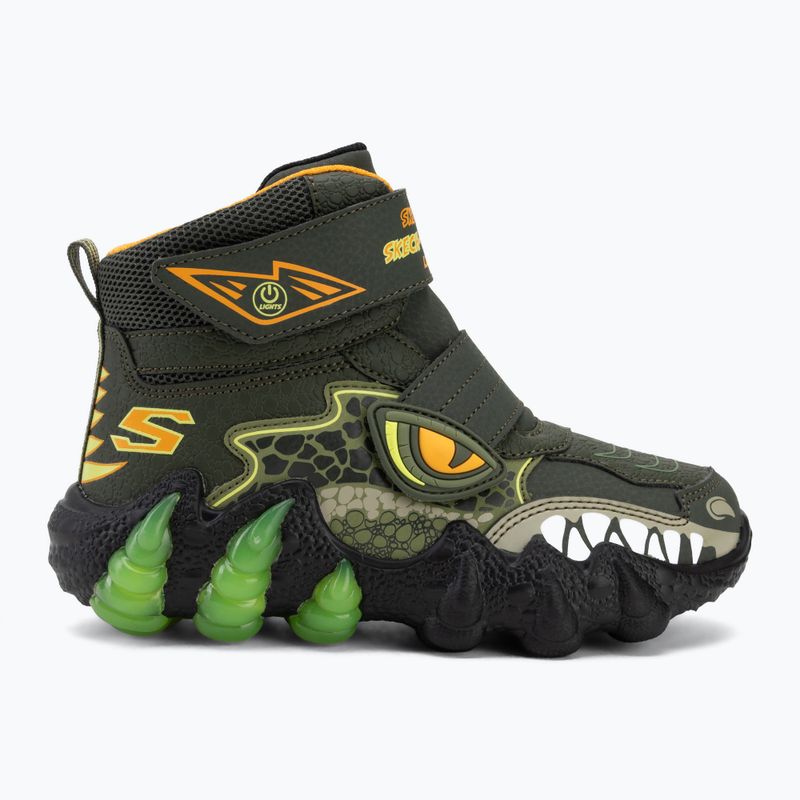Детски ботуши за сняг SKECHERS Skech-O-Saurus Lights 2.0 green 2