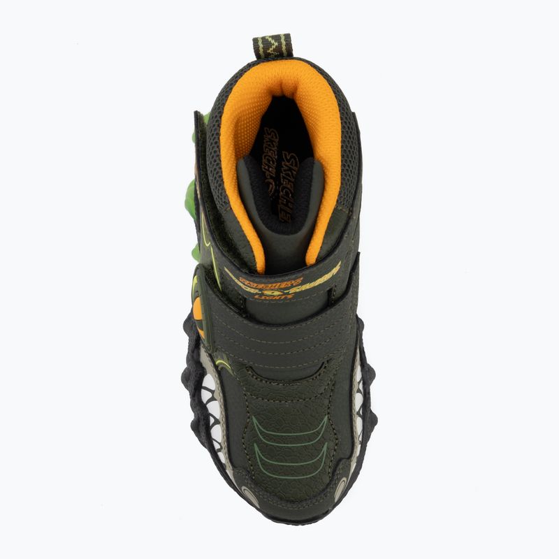 Детски ботуши за сняг SKECHERS Skech-O-Saurus Lights 2.0 green 5