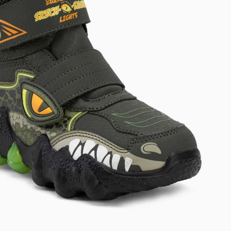 Детски ботуши за сняг SKECHERS Skech-O-Saurus Lights 2.0 green 7
