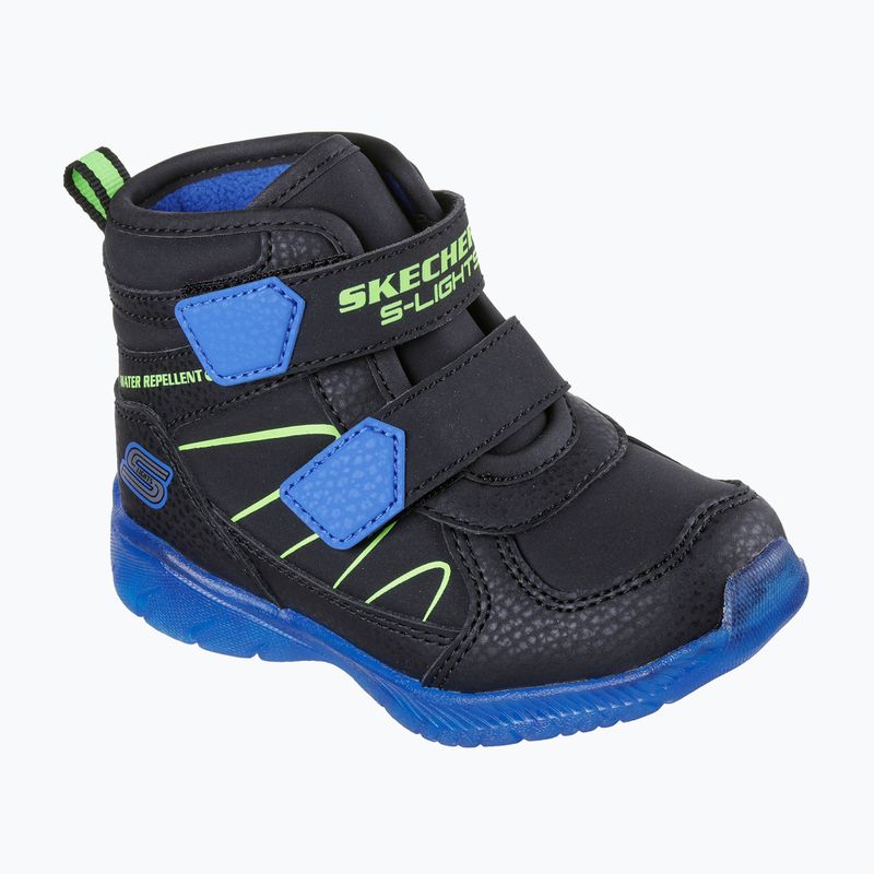 Детски обувки SKECHERS Illumi-Brights Splash Beams black/blue/lime 9