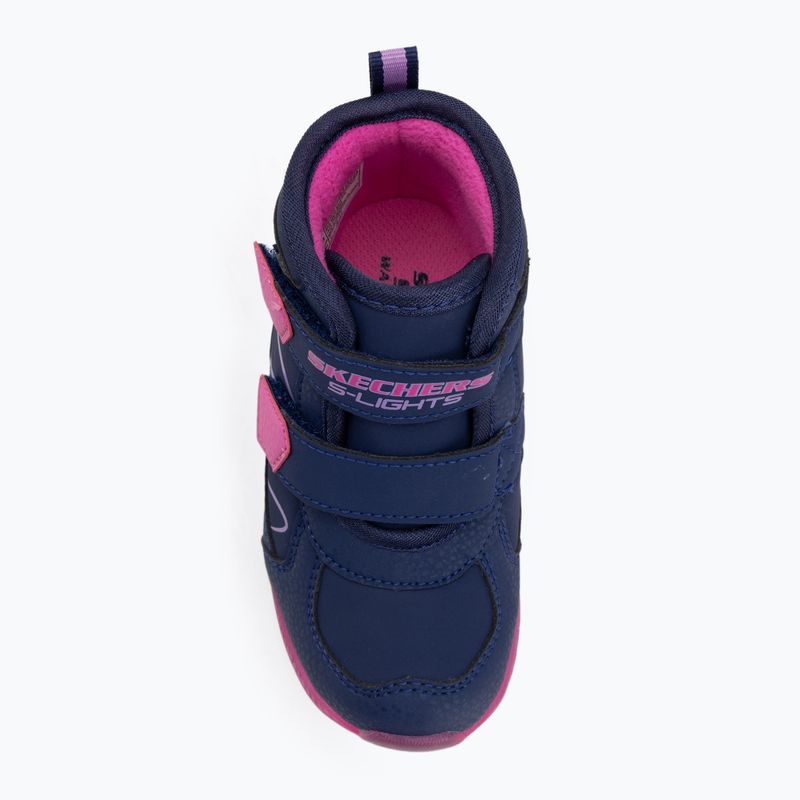 Детски обувки SKECHERS Illumi-Brights Polar Steppers navy/multi 5