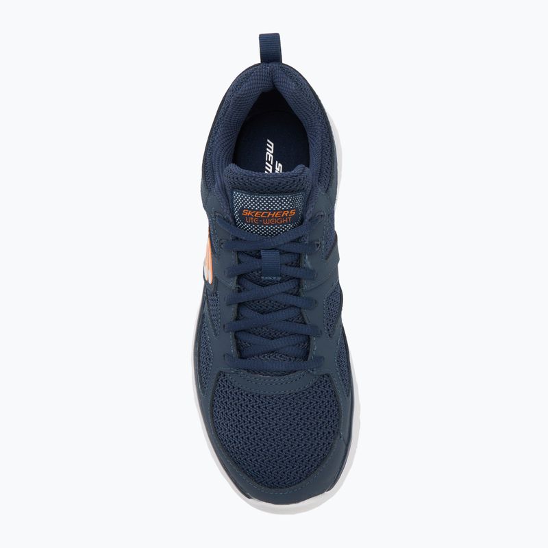 Мъжки обувки SKECHERS Burns Agoura navy/orange 5