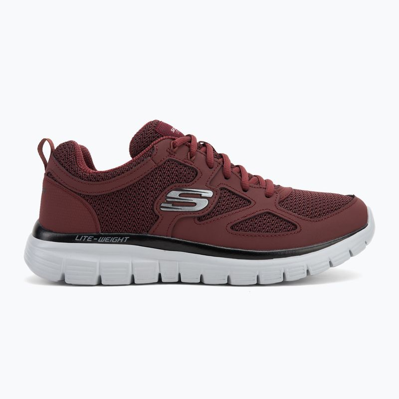 Мъжки обувки SKECHERS Burns Agoura burgundy 2