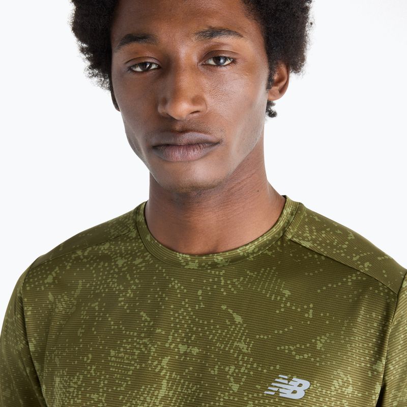 Мъжка тениска New Balance Essentials Printed T-Shirt wakame/sport green 4