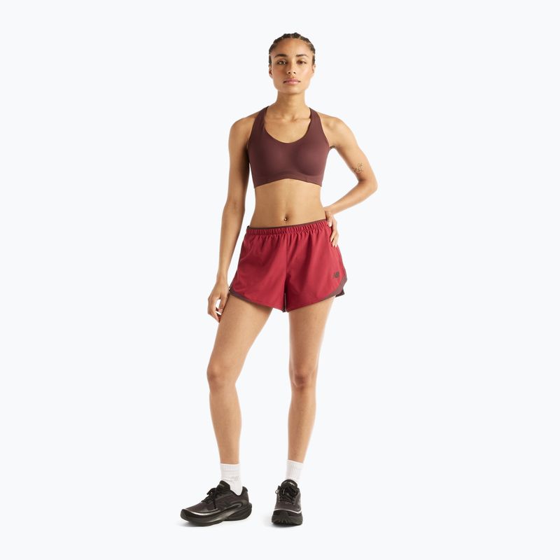 Дамски шорти за бягане New Balance Run Essentials 3" Short podium red 2
