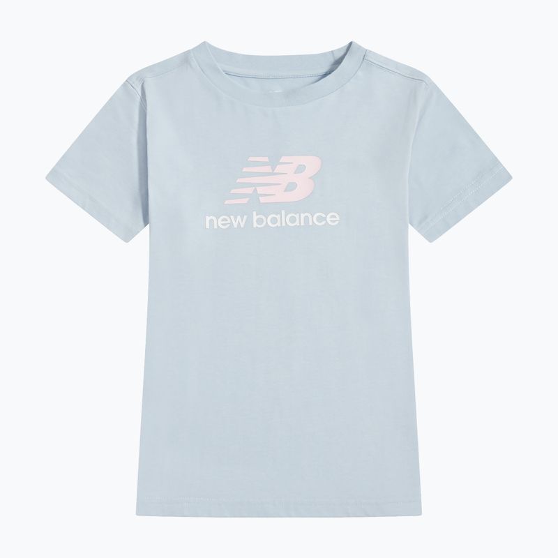 Детска тениска New Balance Jersey Stacked Logo Tee oxford blue