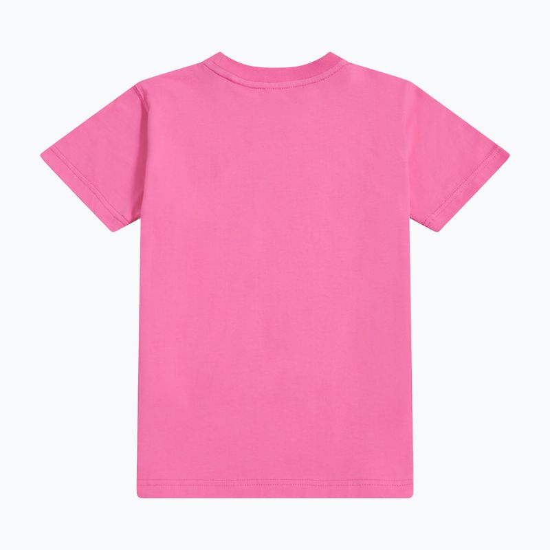 Детска тениска New Balance Jersey Stacked Logo Tee pink satin 7