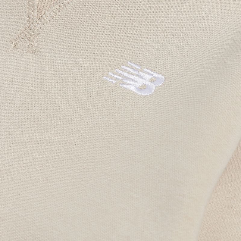 Детски суитшърт New Balance Brush Back Small Logo Hoodie timberwolf 3