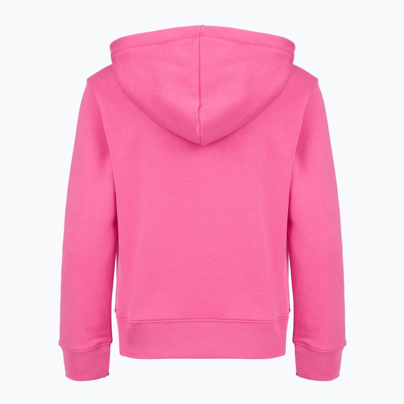 Детски суитшърт New Balance FT Stacked Logo Hoodie pink satin 8