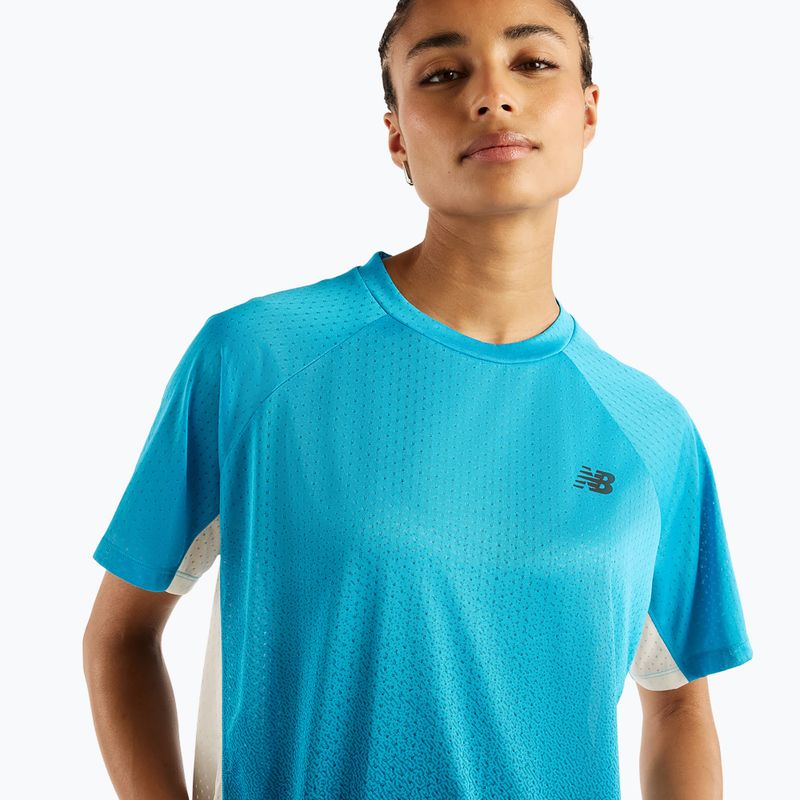 Дамска тениска за бягане New Balance Viz-Tech Run T-Shirt altitude/streamsong 3