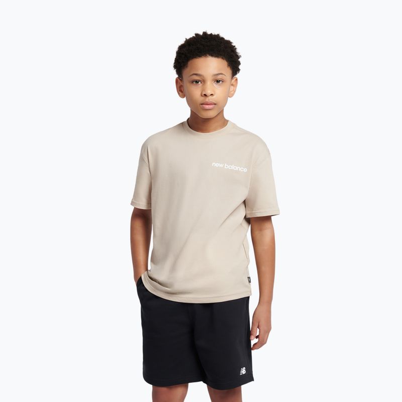 Детска тениска New Balance 574 Shoe Graphic Tee timberwolf
