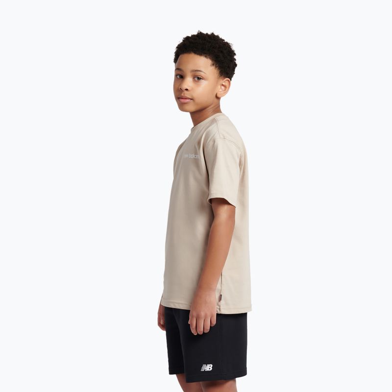 Детска тениска New Balance 574 Shoe Graphic Tee timberwolf 4