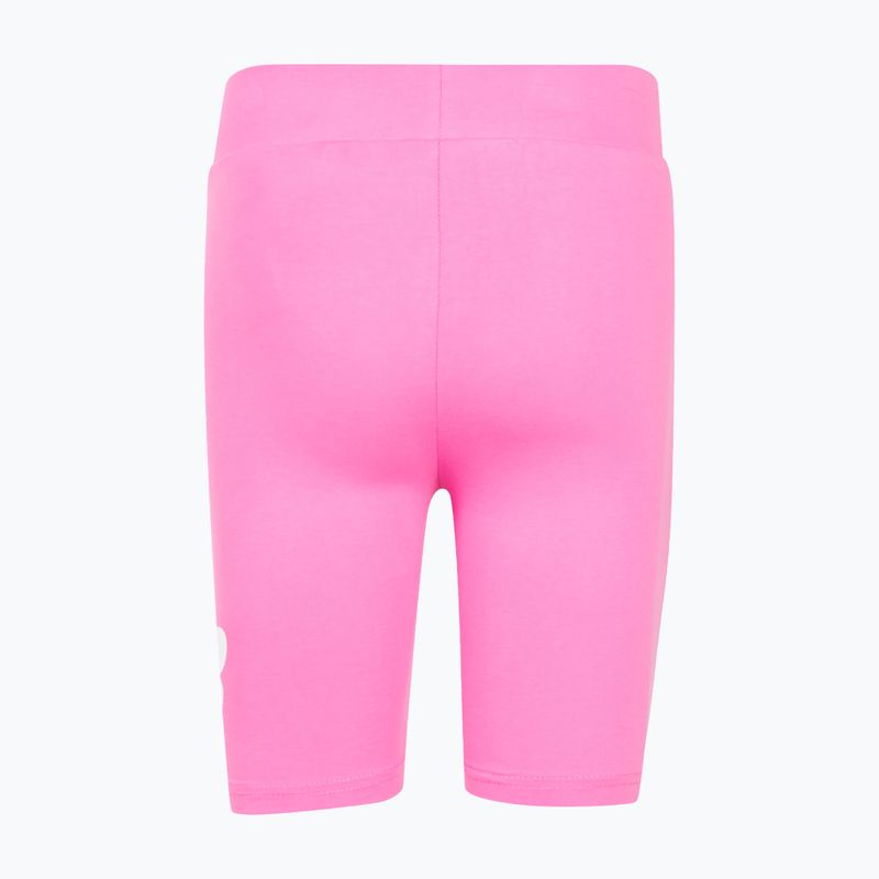 Детски къси панталони/шорти New Balance Stacked Logo Cycle pink satin 2