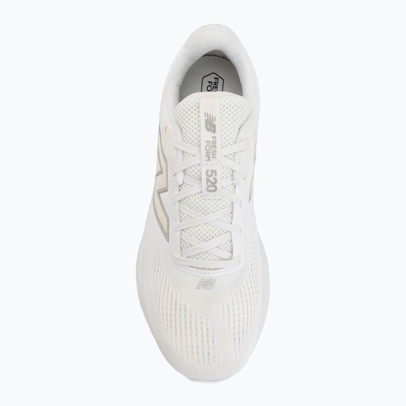 Мъжки обувки за бягане  New Balance Fresh Foam 520's V9 white/silver metallic/satsuma orange 5