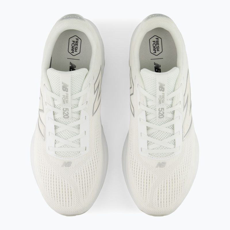 Мъжки обувки за бягане New Balance Fresh Foam 520's V9 white/silver metallic/satsuma orange 7