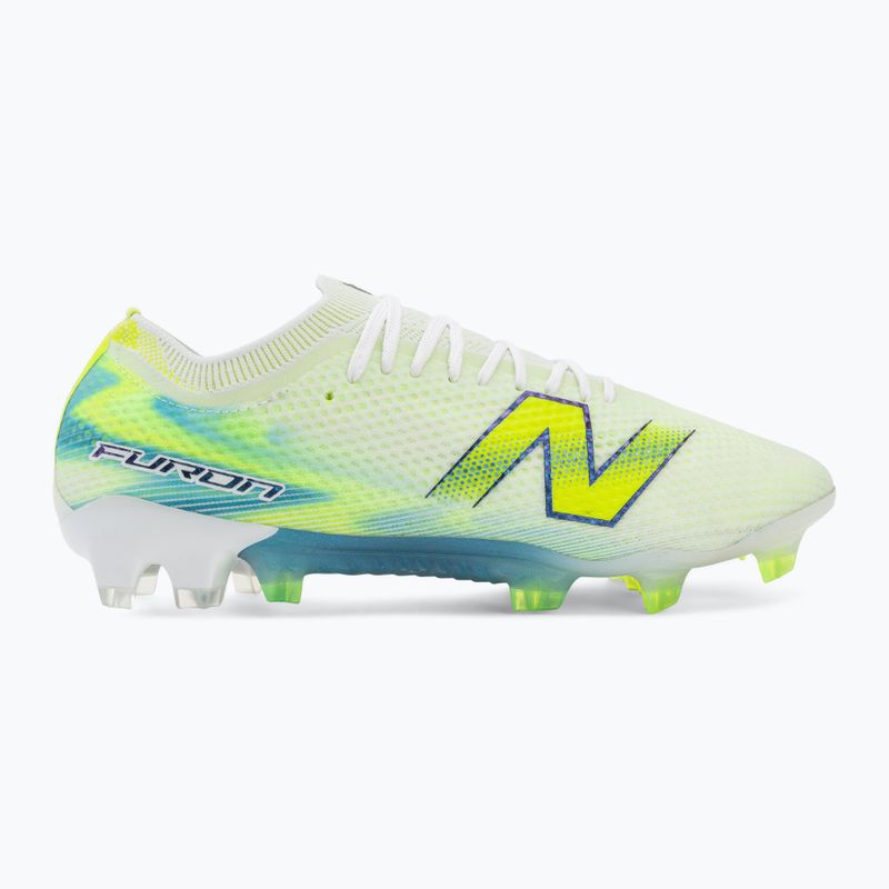 Футболни обувки New Balance Furon Elite V9 FG white/alkaline green 2