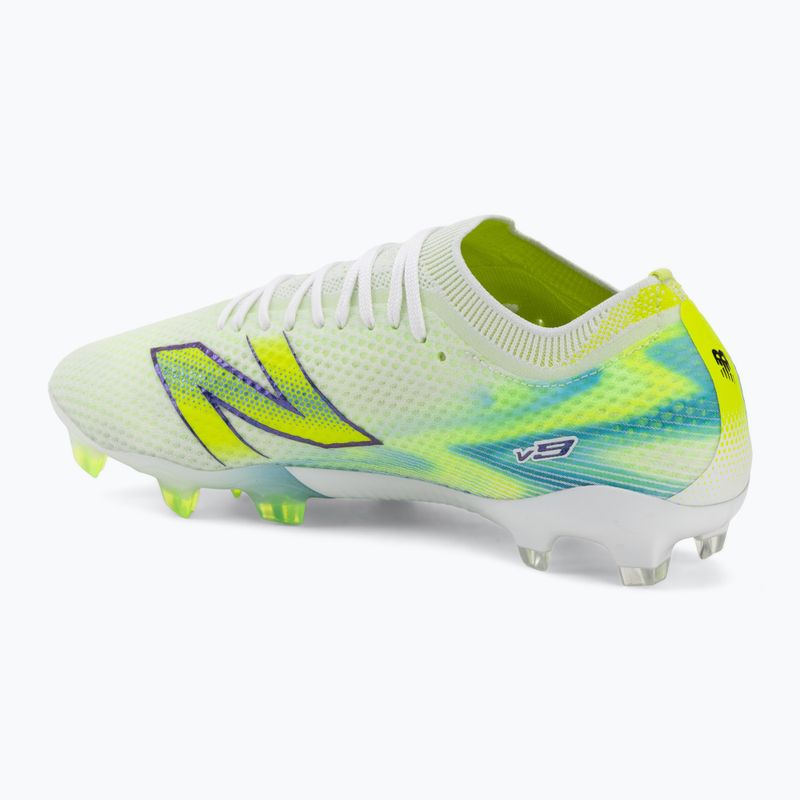 Футболни обувки New Balance Furon Elite V9 FG white/alkaline green 3