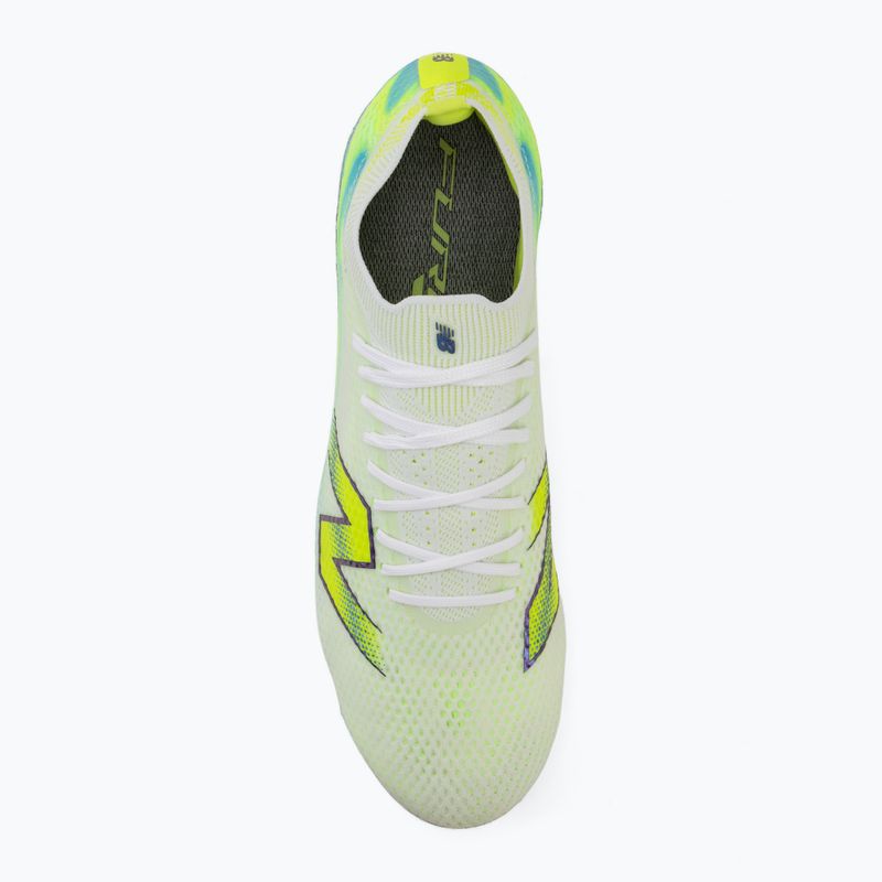 Футболни обувки New Balance Furon Elite V9 FG white/alkaline green 5