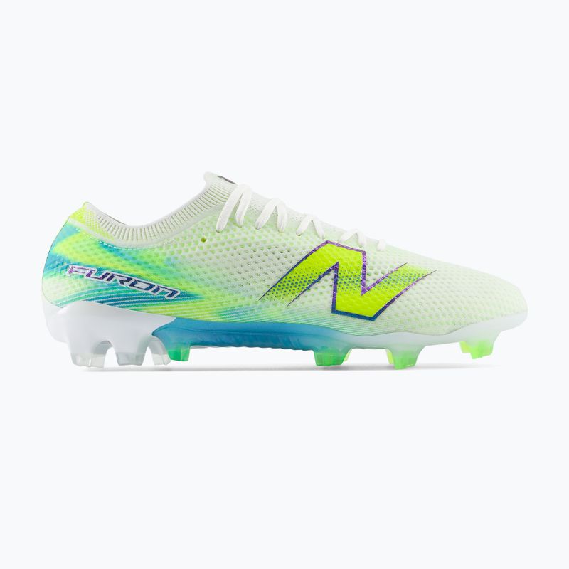 Футболни обувки New Balance Furon Elite V9 FG white/alkaline green 2