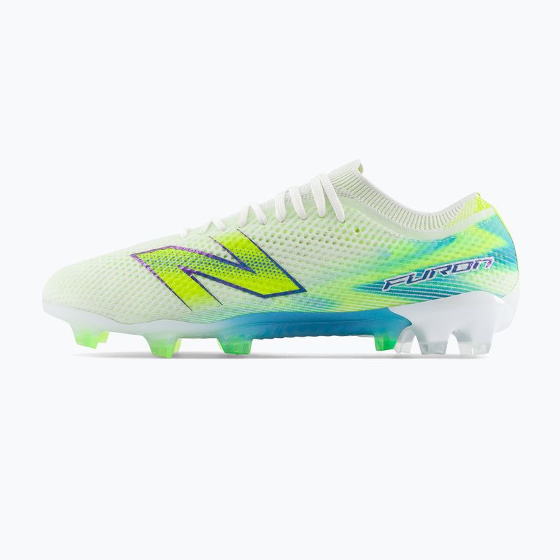 Футболни обувки New Balance Furon Elite V9 FG white/alkaline green 3