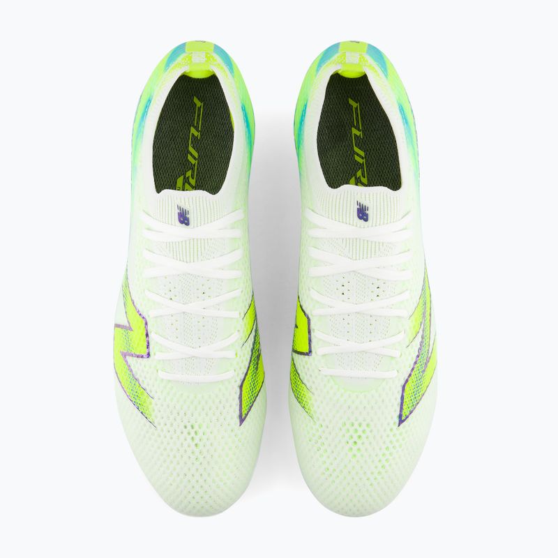 Футболни обувки New Balance Furon Elite V9 FG white/alkaline green 4