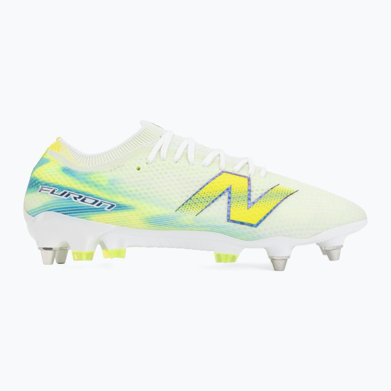 Футболни обувки New Balance Furon Elite V9 SG white/alkaline green 2