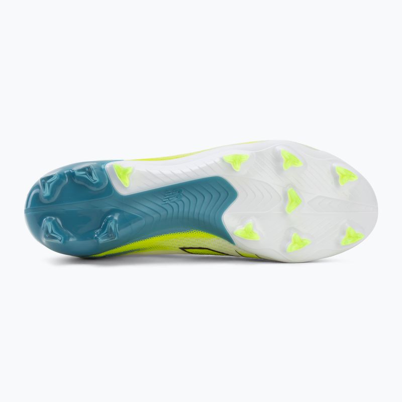 Футболни обувки New Balance Furon Pro V9 FG white/alkaline green 4