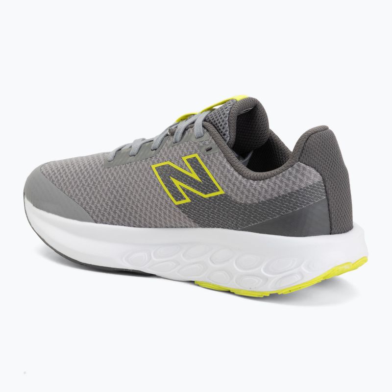 Детски обувки за бягане New Balance 520's Lace V9 grey matter/Ssate grey/alkaline green 3
