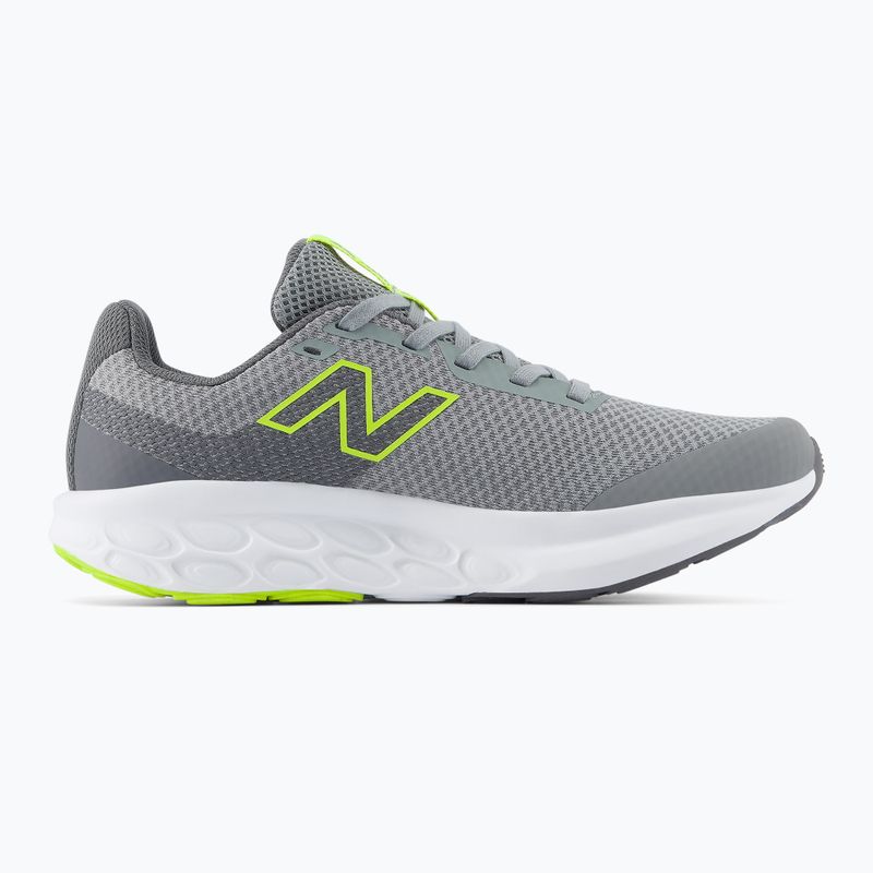 Детски обувки за бягане New Balance 520's Lace V9 grey matter/Ssate grey/alkaline green 3