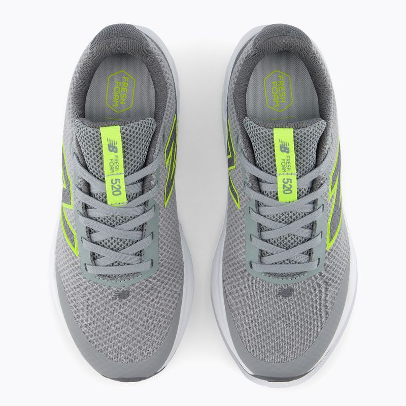 Детски обувки за бягане New Balance 520's Lace V9 grey matter/Ssate grey/alkaline green 7