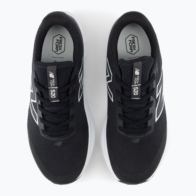 Детски обувки за бягане New Balance 520's Lace V9 black/white/black 7
