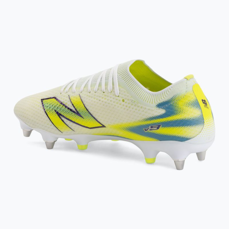 Футболни обувки New Balance Furon Pro V9 SG white/alkaline green 3