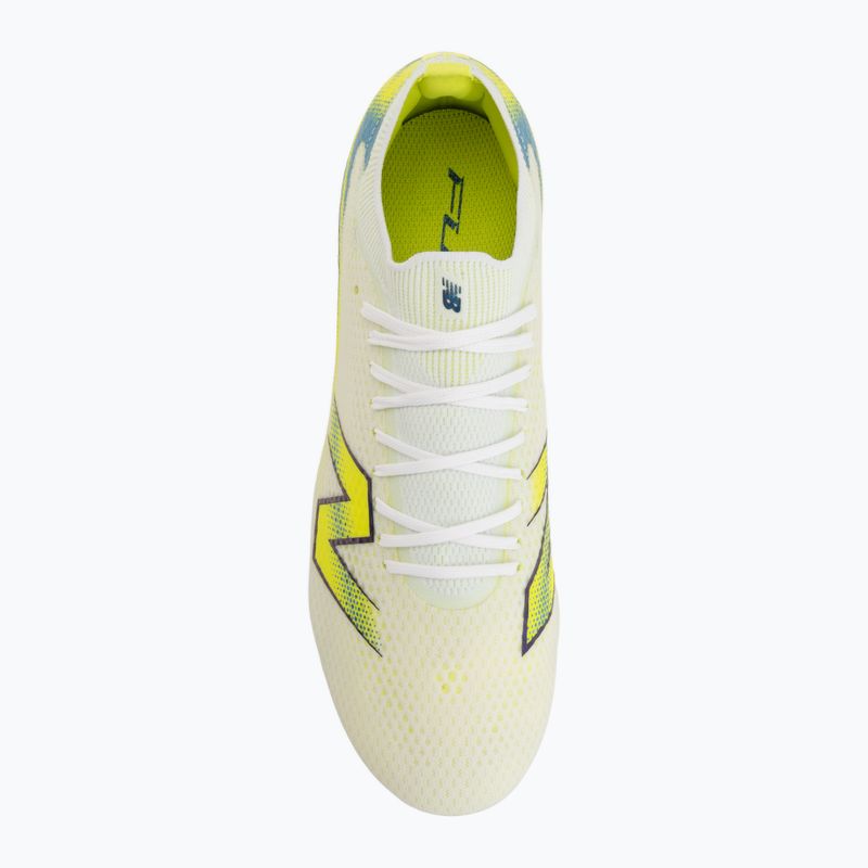 Футболни обувки New Balance Furon Pro V9 SG white/alkaline green 5