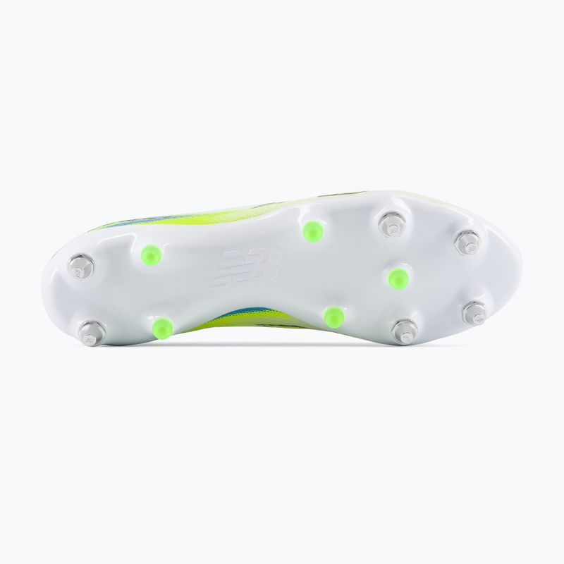Футболни обувки New Balance Furon Pro V9 SG white/alkaline green 4