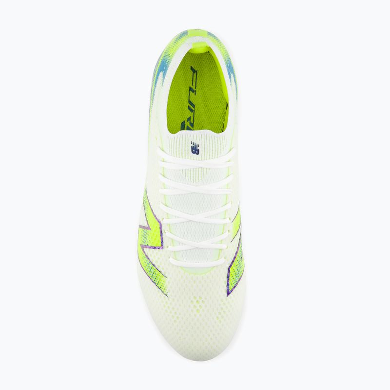 Футболни обувки New Balance Furon Pro V9 SG white/alkaline green 5