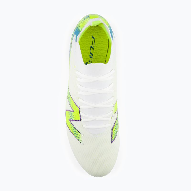Футболни обувки New Balance Furon Team V9 FG white/alkaline green 4