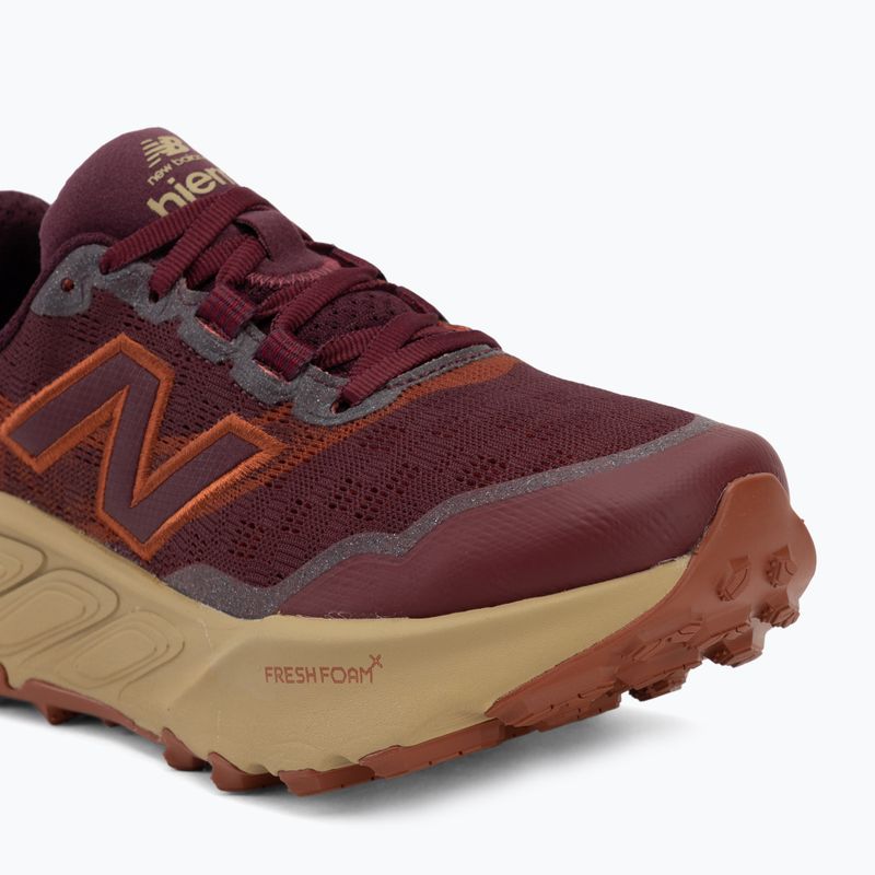 Мъжки обувки за бягане  New Balance Fresh Foam X Hierro V9 mulled wine/neo flame 7