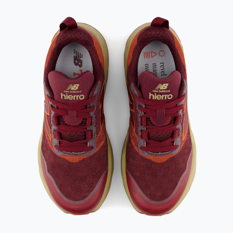 Мъжки обувки за бягане  New Balance Fresh Foam X Hierro V9 mulled wine/neo flame 3