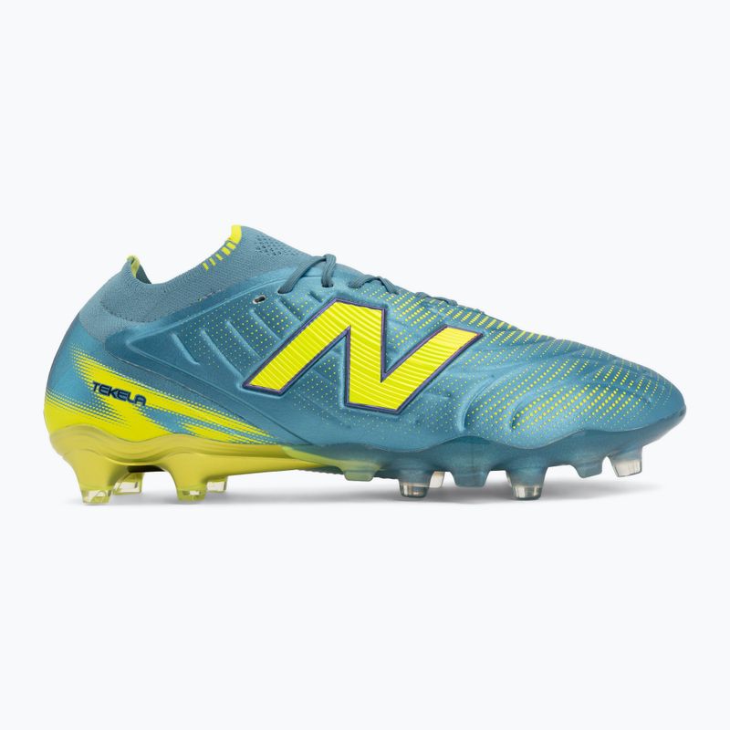 Футболни обувки New Balance Tekela Elite Low V5 FG metallic blue/alkaline green/team navy 2