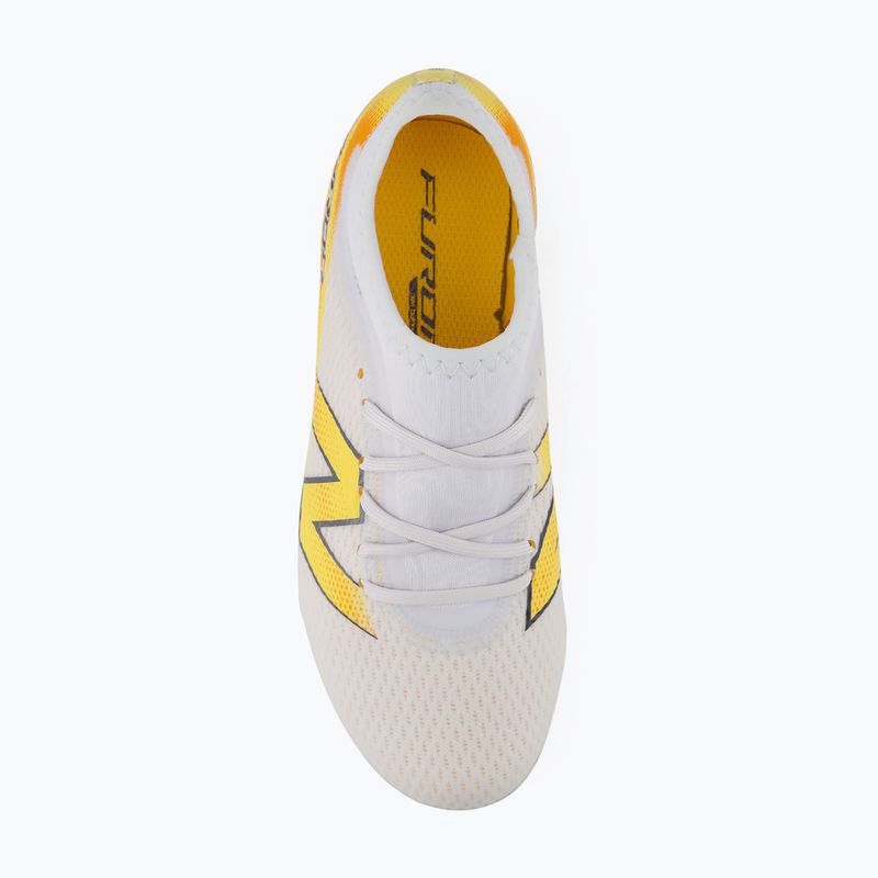 Детски футболни обувки New Balance Furon Team V9 FG fresh air/satsuma orange 2