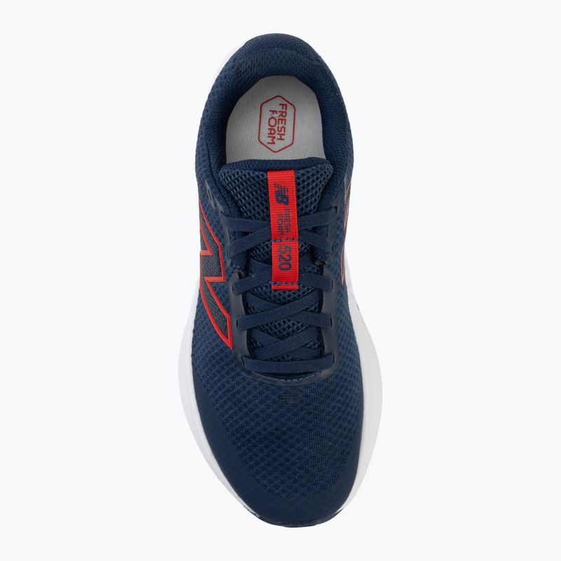 Детски обувки за бягане New Balance 520's Lace V9 nb navy/true red 5