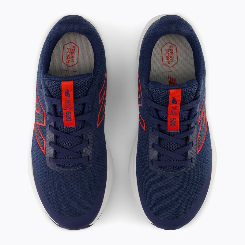 Детски обувки за бягане New Balance 520's Lace V9 nb navy/true red 7