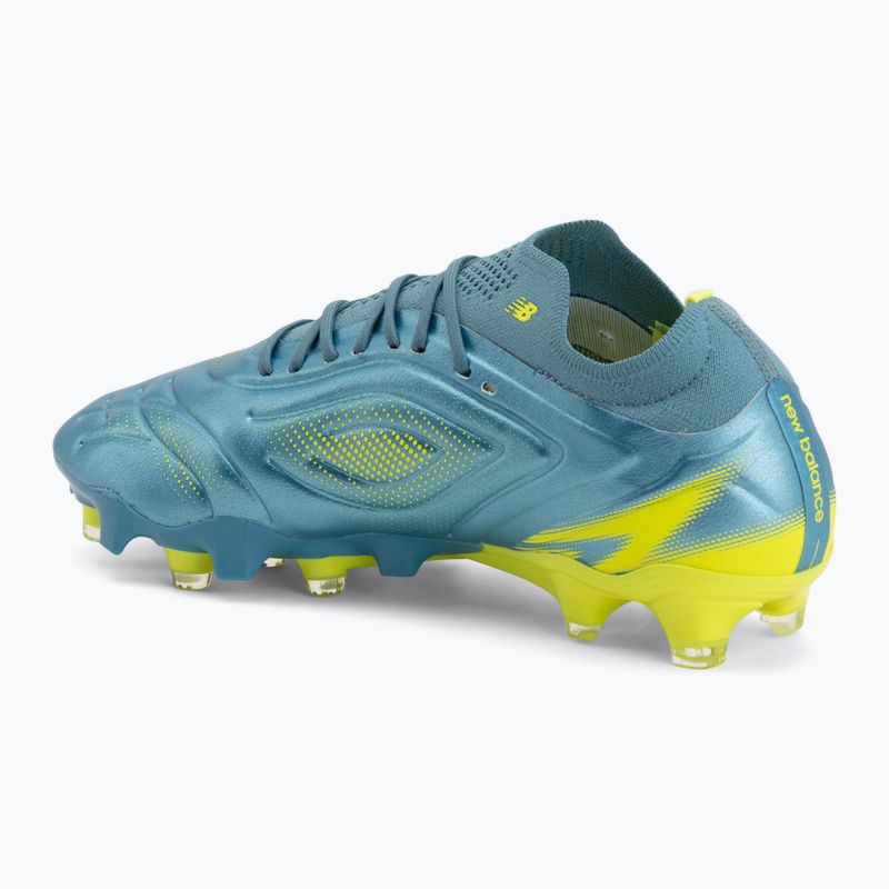 Футболни обувки New Balance Tekela Pro Low V5 FG metallic blue/alkaline green/Team Navy 3