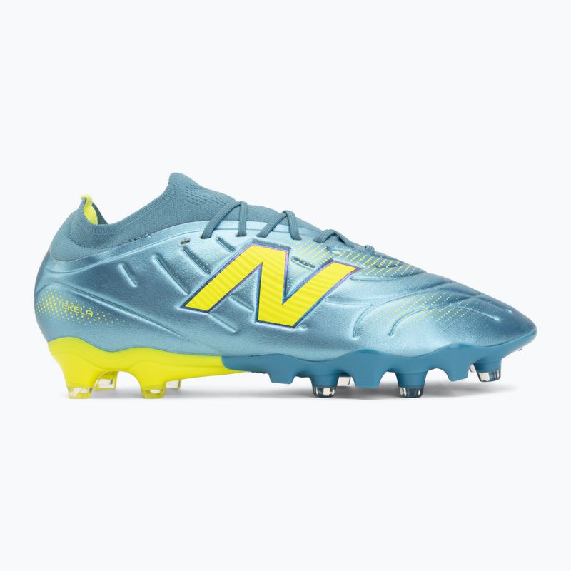 Футболни обувки New Balance Tekela Team Low V5 FG metallic blue/alkaline green/team navy 2